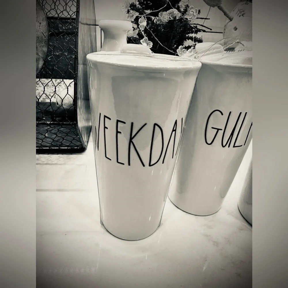 Ceramic Rae Dunn coffee cups. - Picture 3 of 6